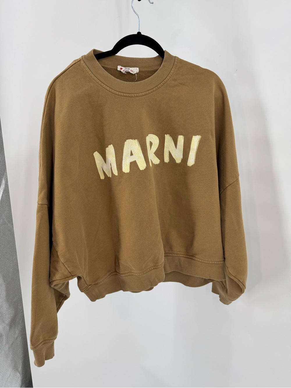 Marni Tan Crewneck Sweatshirt with Branded Tag size IT-42, US-6 - Picture 7 of 8
